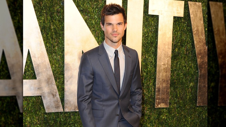 Taylor Lautner at Oscar party