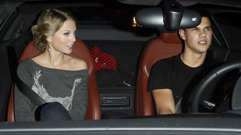 Taylor Swift with Taylor Lautner