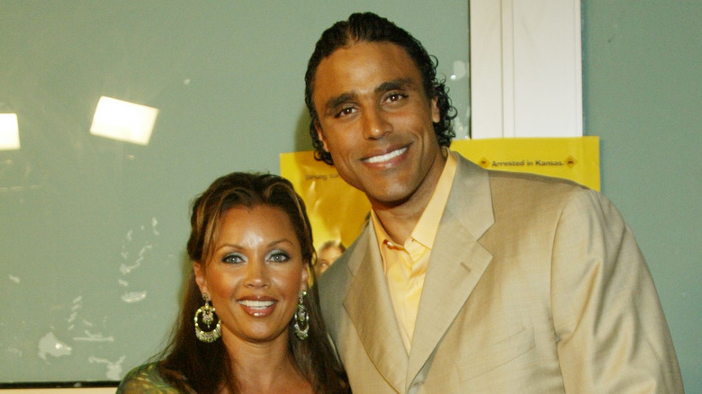 Vanessa Williams and Rick Fox smiling