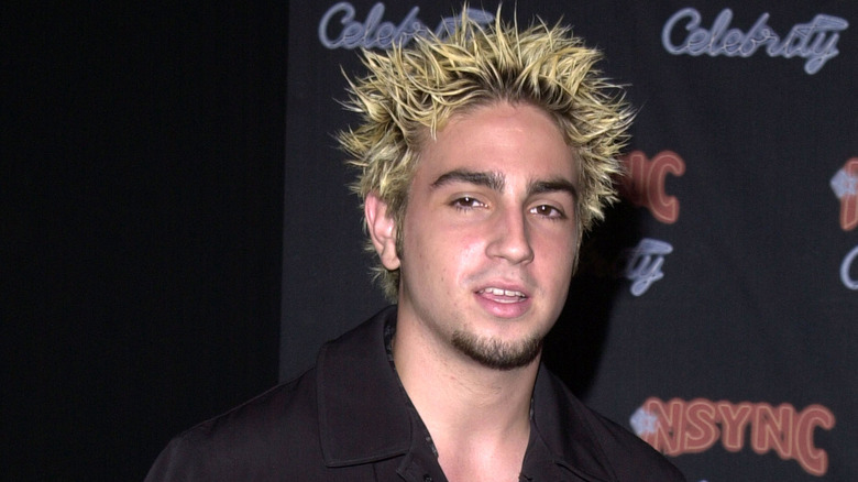 Wade Robson with spiky hair 