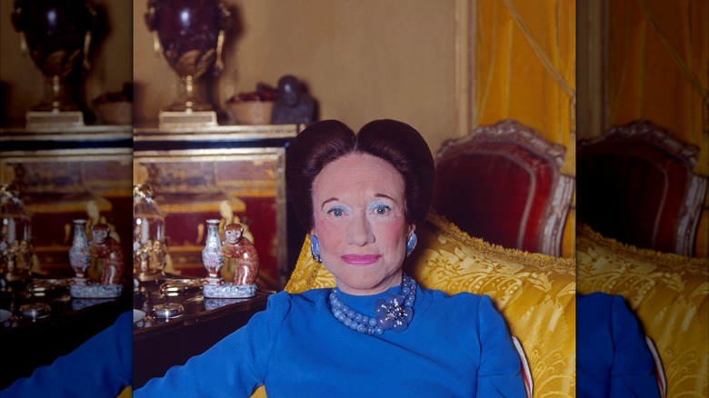 Wallis Simpson posing