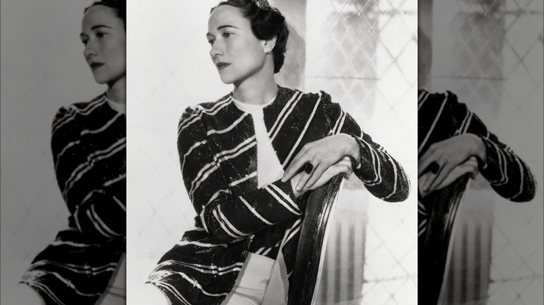 Wallis Simpson posing