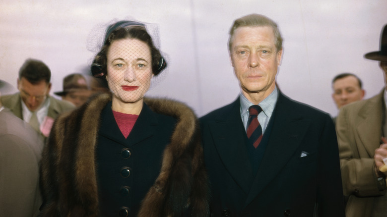 Wallis Simpson with Edward VIII