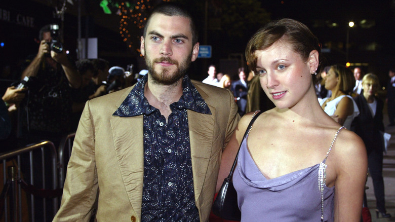 Wes Bentley and Jennifer Quanz standing together