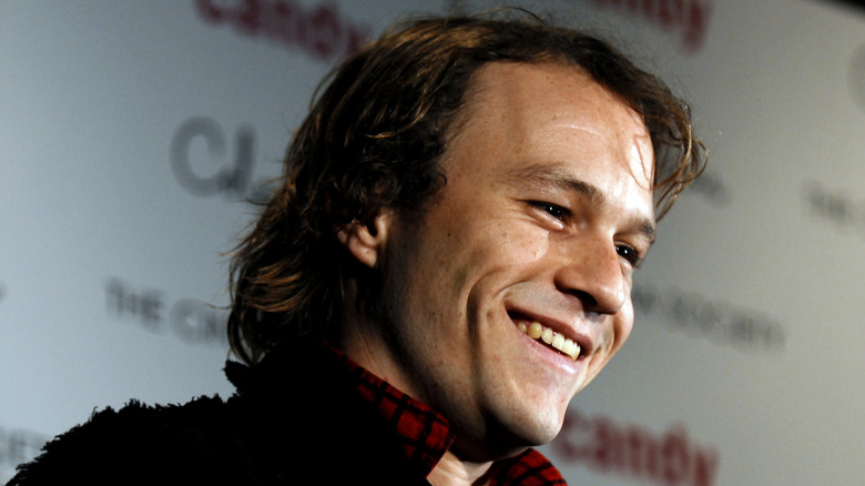 Heath Ledger smiling