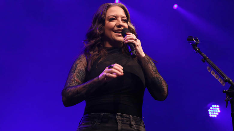 Ashley McBryde performing