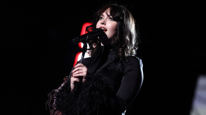 Violet Grohl performs onstage during MusiCares Person of the Year honoring Joni Mitchell at MGM Grand Marquee Ballroom on April 01, 2022 in Las Vegas, Nevada.