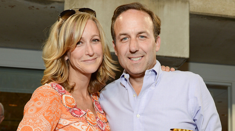 Lara Spencer with David Haffenreffer