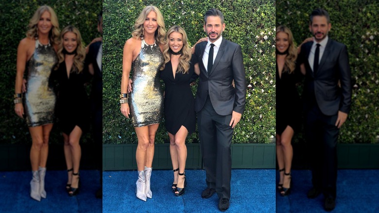 Lara Spencer with stars at the Emmys