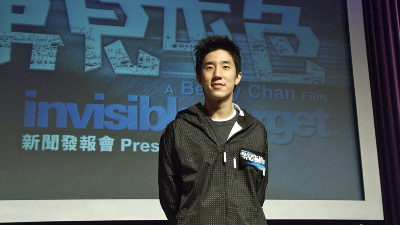 Jaycee Chan speaking at a conference