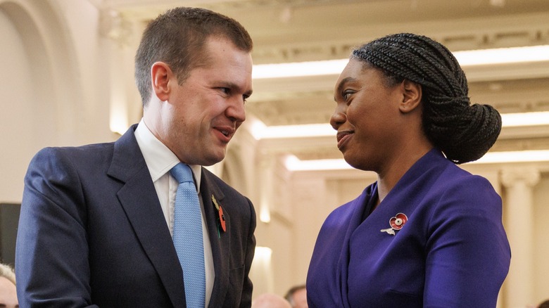 Kemi Badenoch congratulated by leadership election rival Robert Jenrick