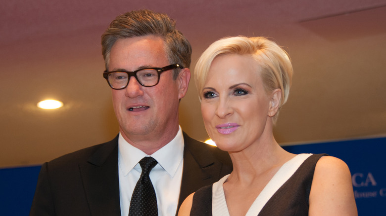 Joe Scarborough and Mika Brzezinski attending the White House Corespondents Association Dinner