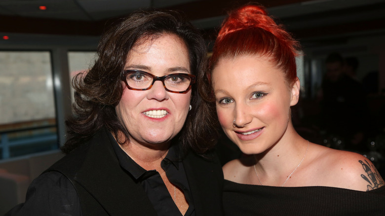 Chelsea O'Donnell and her mother Rosie O'Donnell smiling