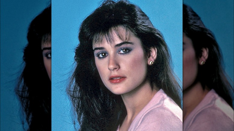 Demi Moore as a young woman