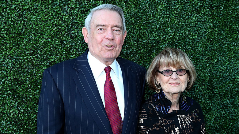 Dan Rather and his wife Jean on the red carpet for the Texas Medal of Arts Awards at the Long Center