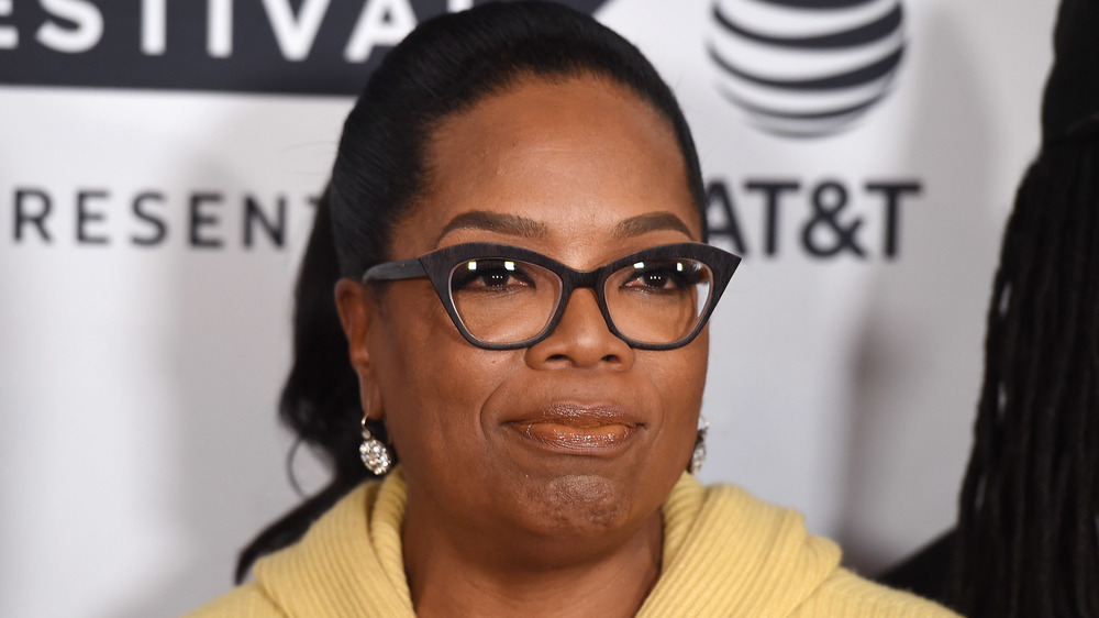 Oprah Winfrey wearing glasses