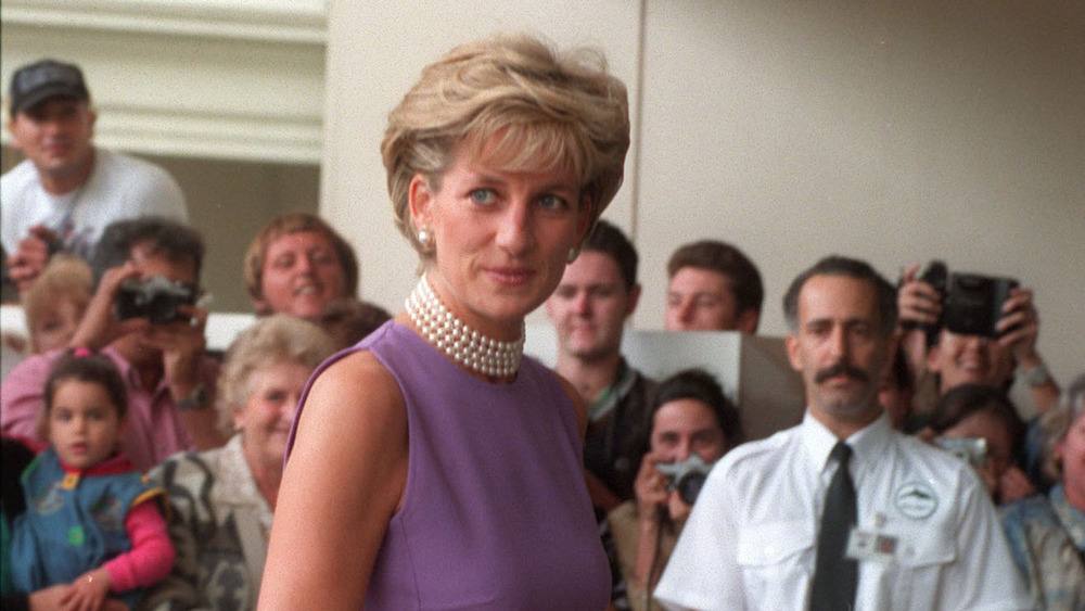 Diana Spencer at an event