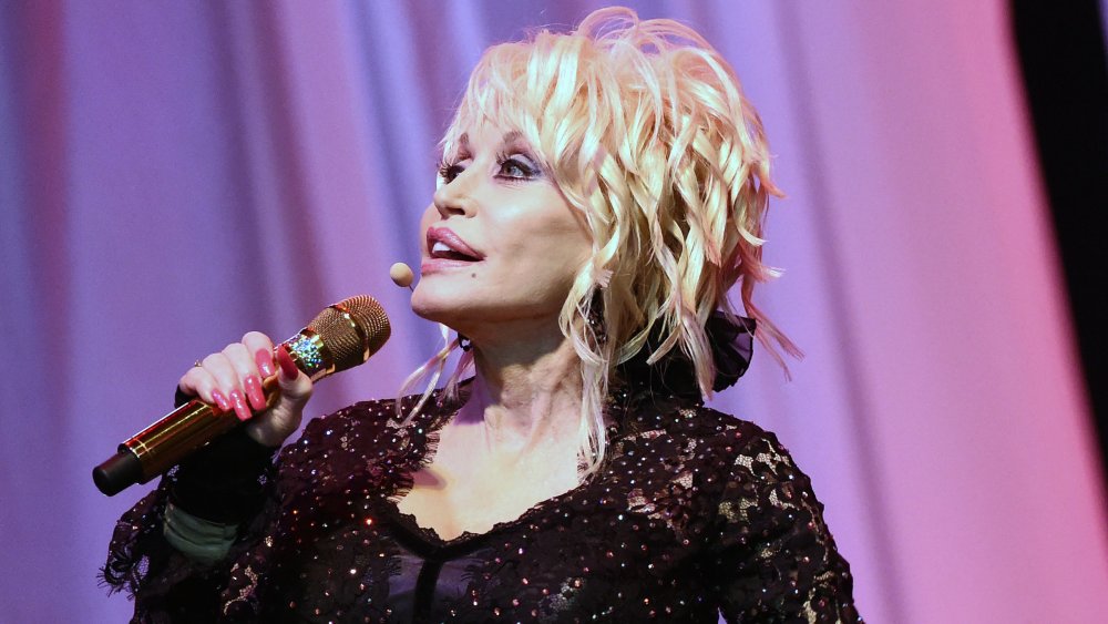 Dolly Parton performing at the Ryman Auditorium in 2015