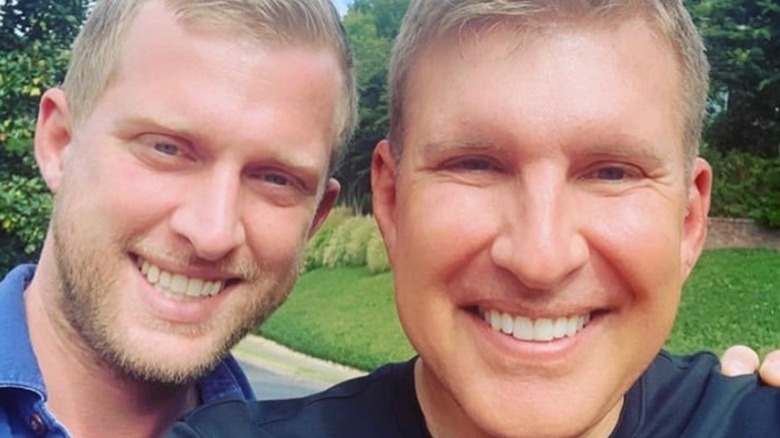 Todd and Kyle Chrisley smiling