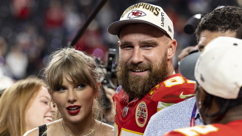 Taylor Swift with Travis Kelce