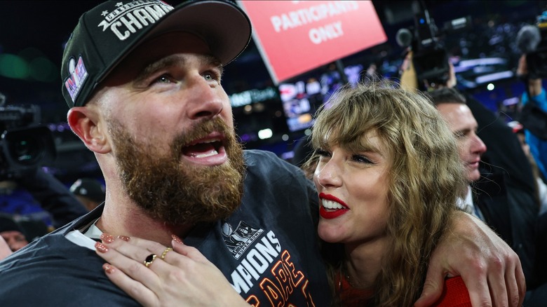 Travis Kelce with Taylor Swift