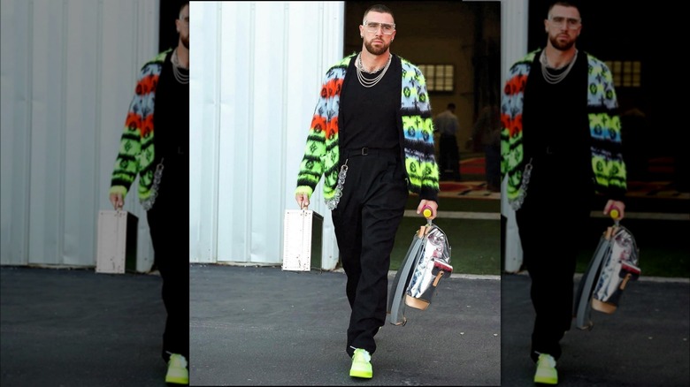 Travis Kelce walking