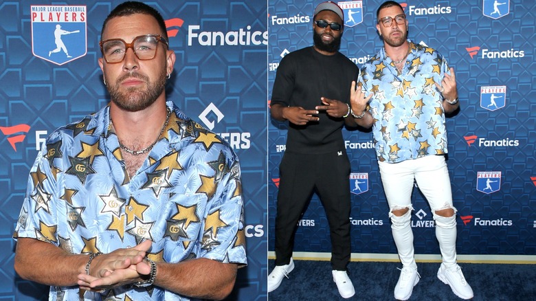 Travis Kelce posing