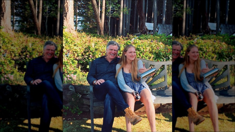 Treat Williams with daughter Ellie Williams 