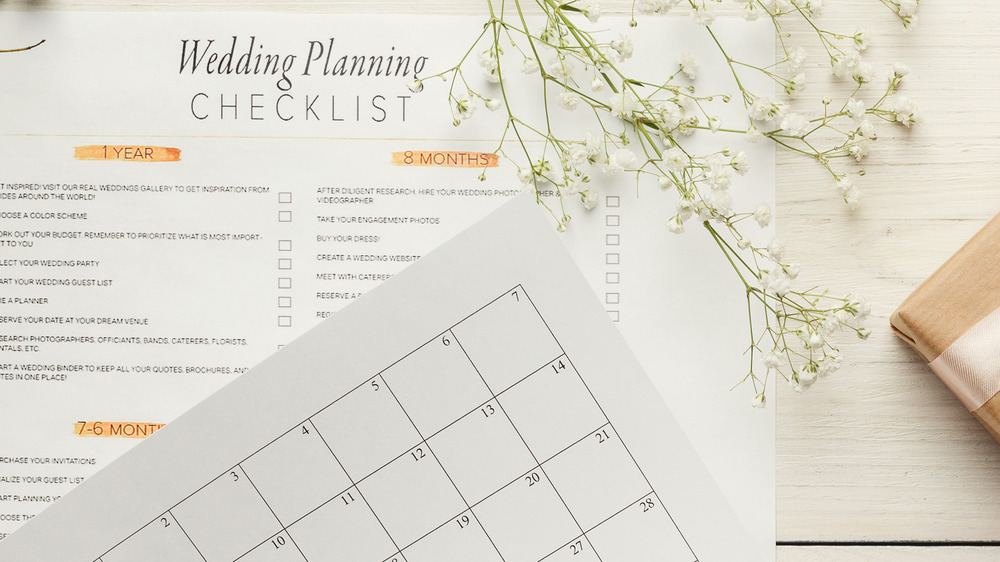 Wedding planning checklist