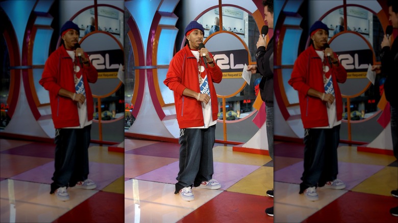 Ludacris wearing red