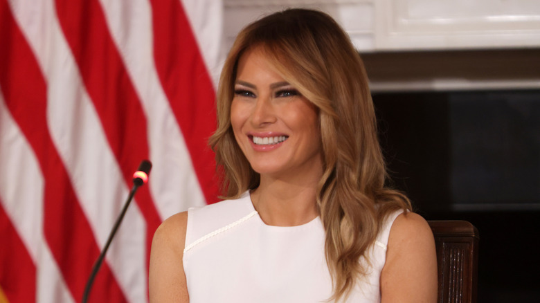 Melania Trump smiling