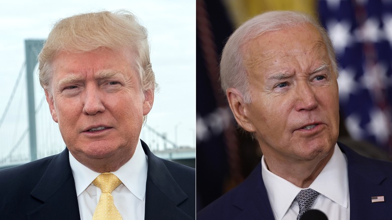 Donald Trump and Joe Biden