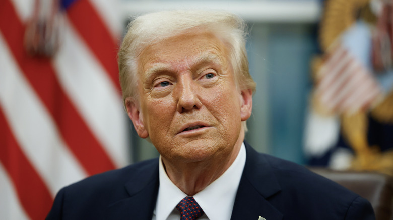 President Donald Trump in the Oval Office