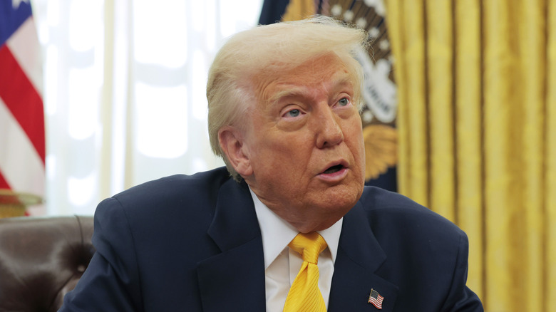 President Donald Trump in the Oval Office