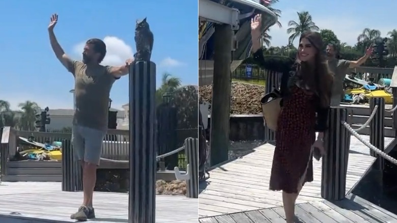 Donald Trump Jr. and Kimberly Guilfoyle in TikTok video