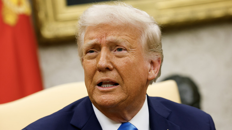 President Donald Trump in the Oval Office