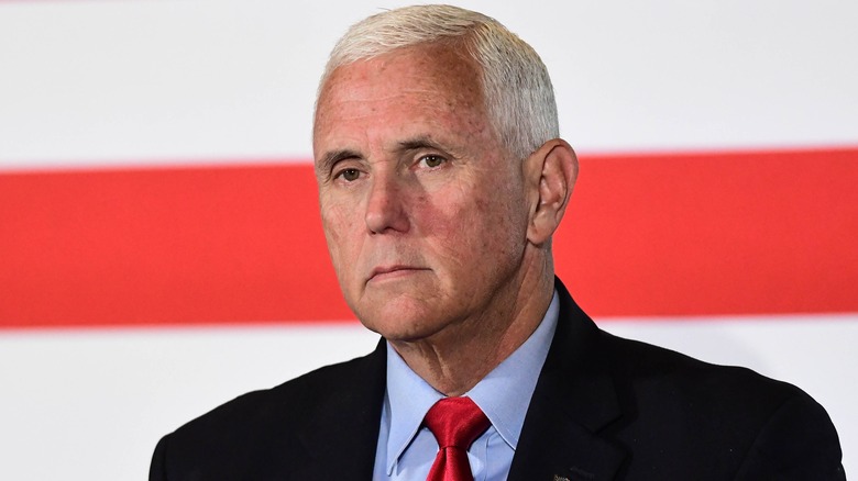 Mike Pence frowning