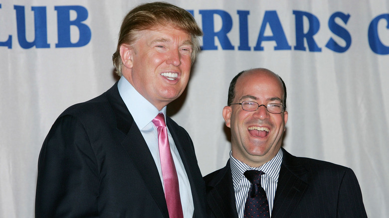 Donald Trump and NBC Entertainment President Jeff Zucker