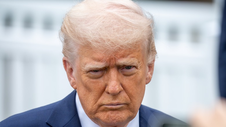 Donald Trump at the White House Easter Egg Roll 2025