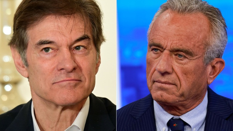 Side-by-side comparison of Dr. Oz and Robert F. Kennedy Jr.