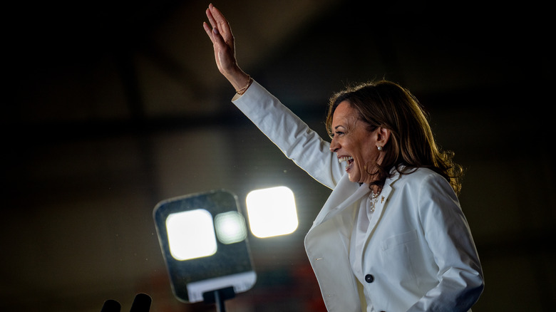 Kamala Harris Detroit airport