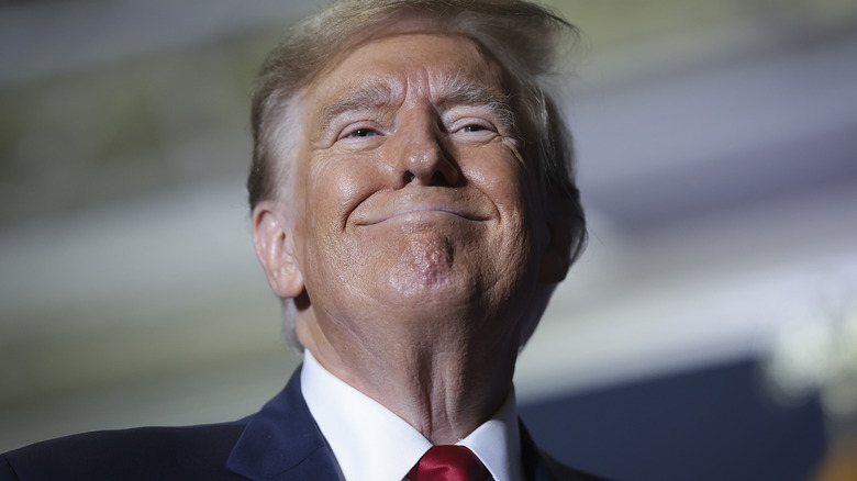 Donald Trump smiling 