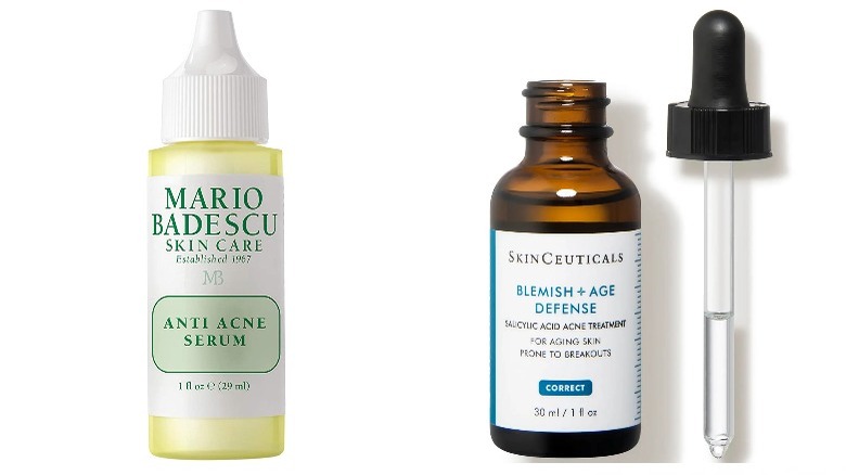 Two hormonal acne serum options