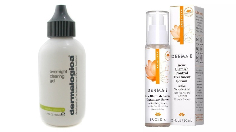 Two hormonal acne serum options