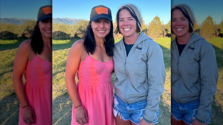 Tulsi Gabbard poses with a constituent for Instagram