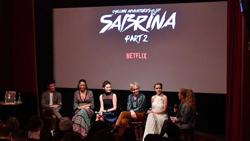 The cast of The Chilling Adventures of Sabrina