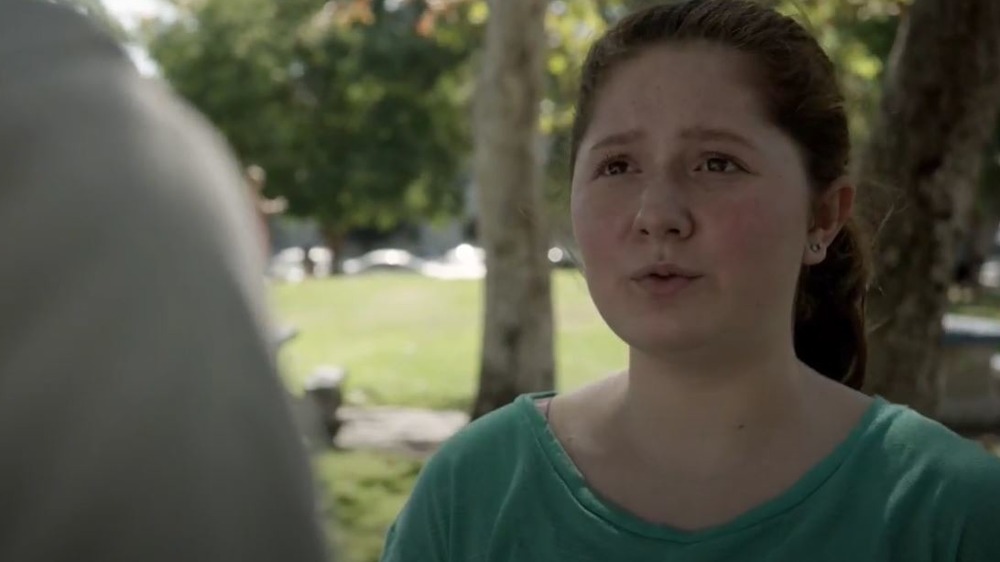 Emma Kenney speaking on Shameless