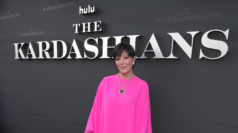 Kris Jenner at the premiere of the Hulu show