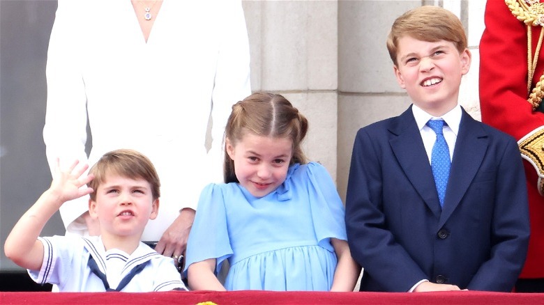 Prince Louis, George and Princess Charlotte