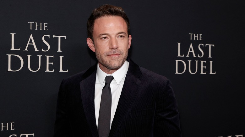 Ben Affleck promoting "The Last Duel"